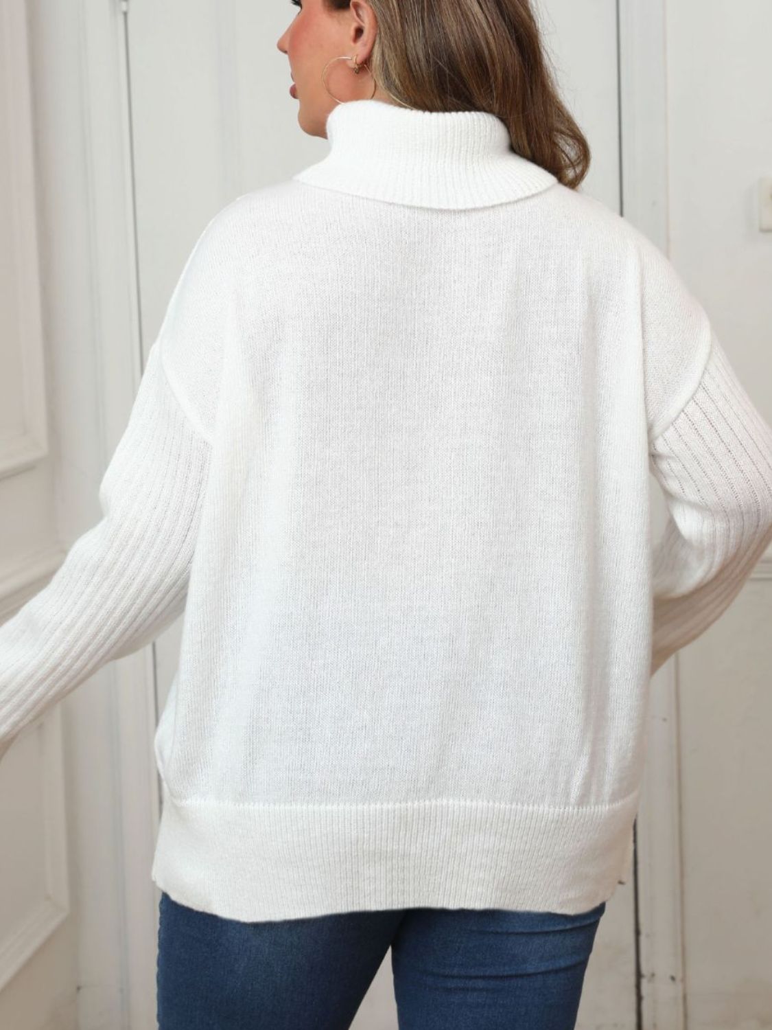 Turtleneck Long Sleeve Sweater