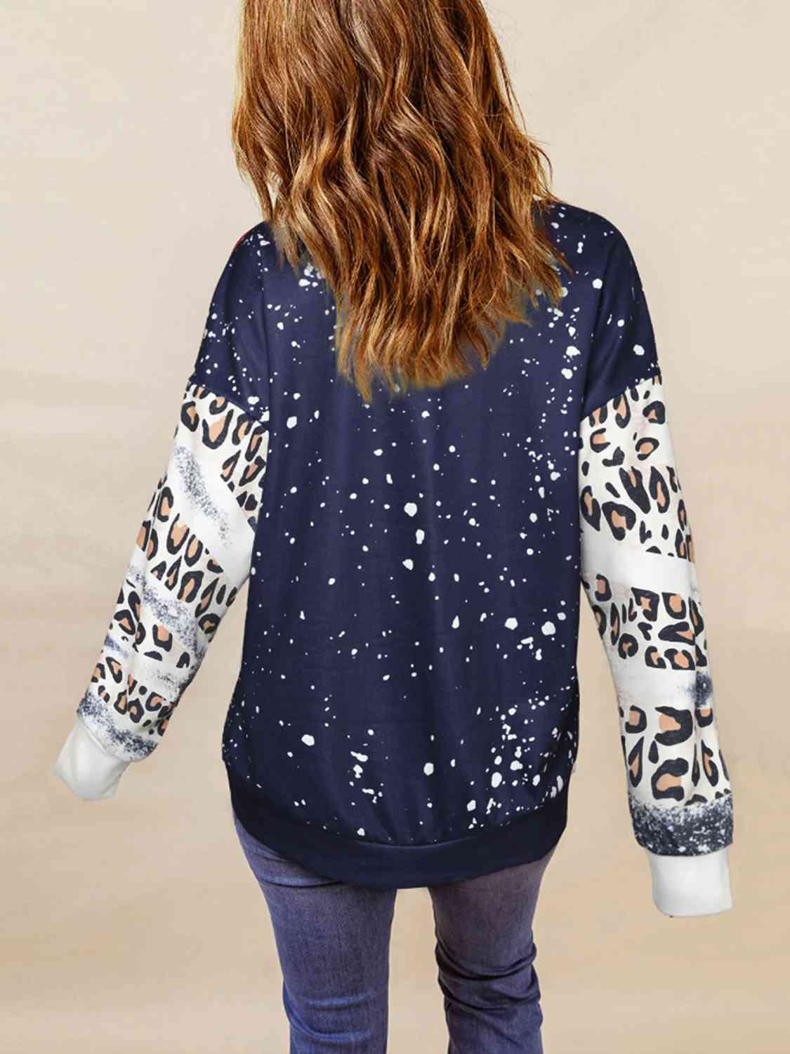 Graphic Leopard Sweatshirt