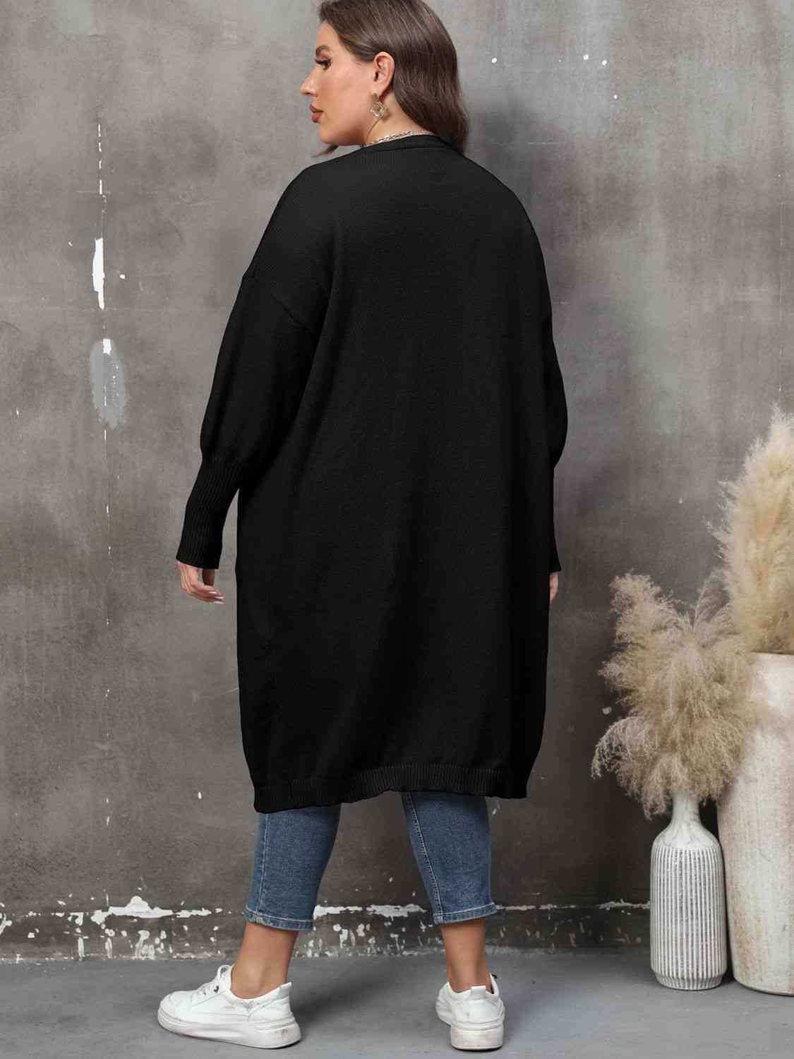 Long Sleeve Pocketed Cardigan