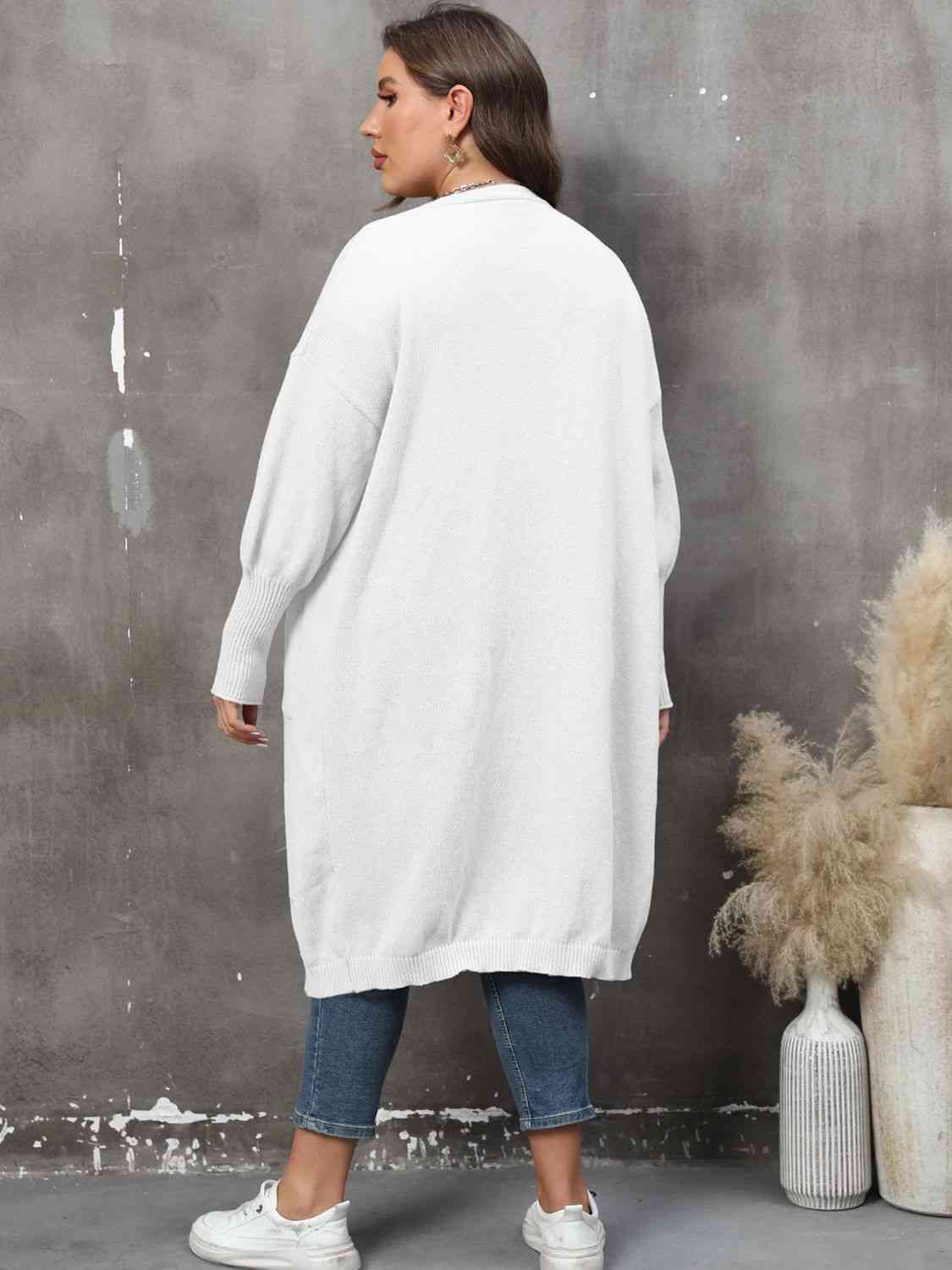 Long Sleeve Pocketed Cardigan