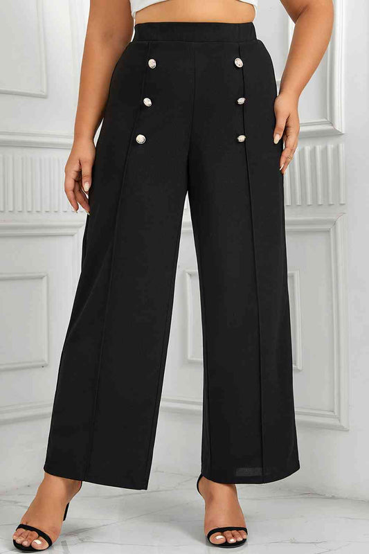 High Waist Wide Pants