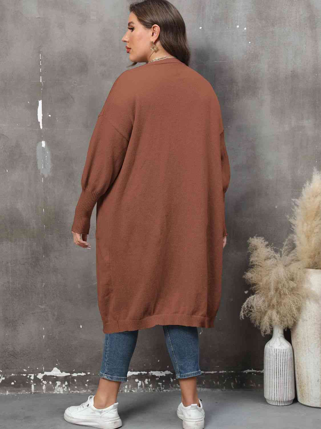 Long Sleeve Pocketed Cardigan