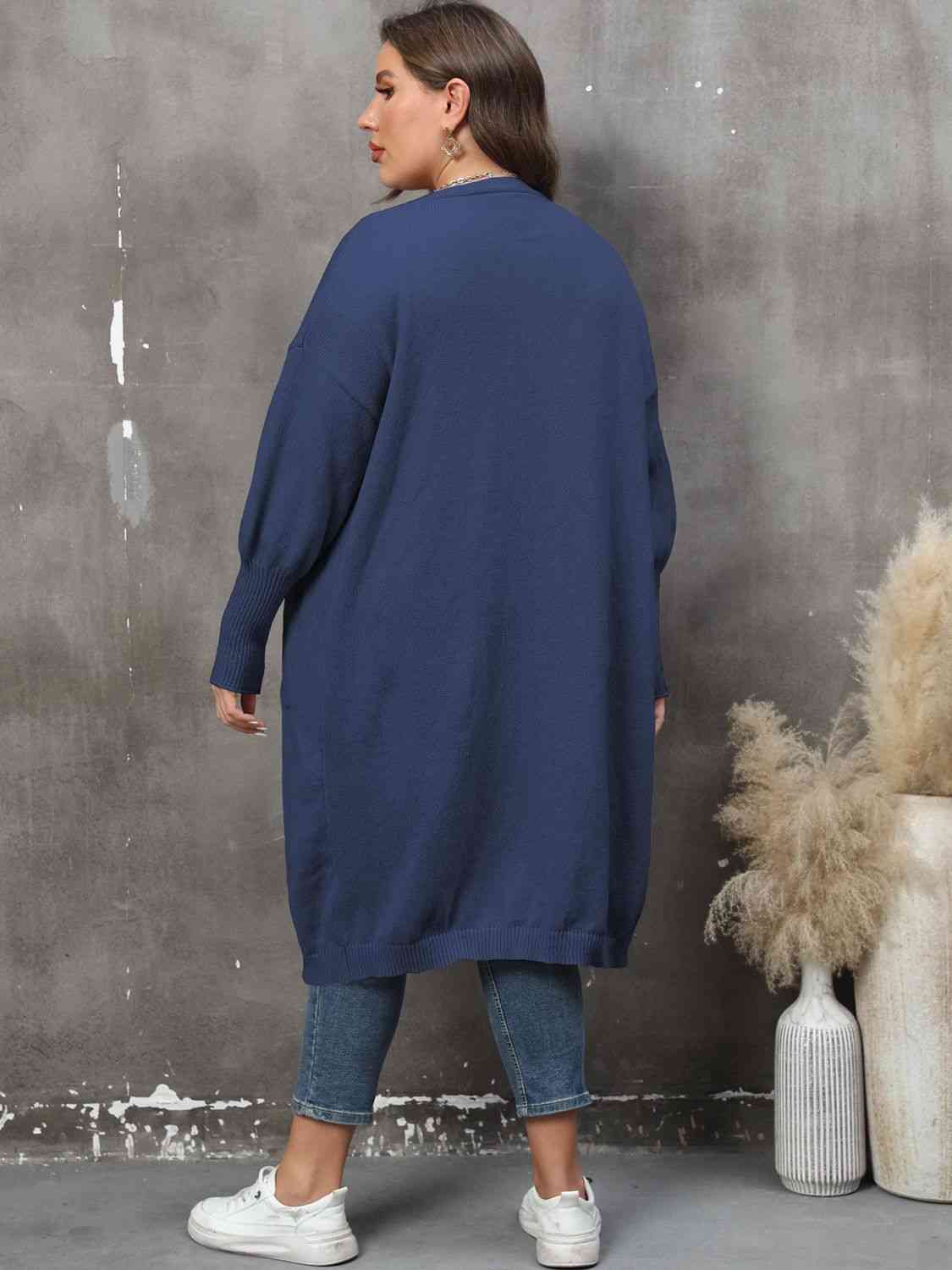 Long Sleeve Pocketed Cardigan