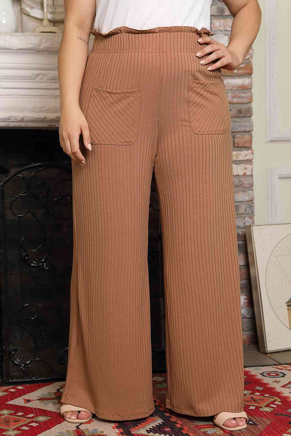 Wide Leg Pants with Pockets