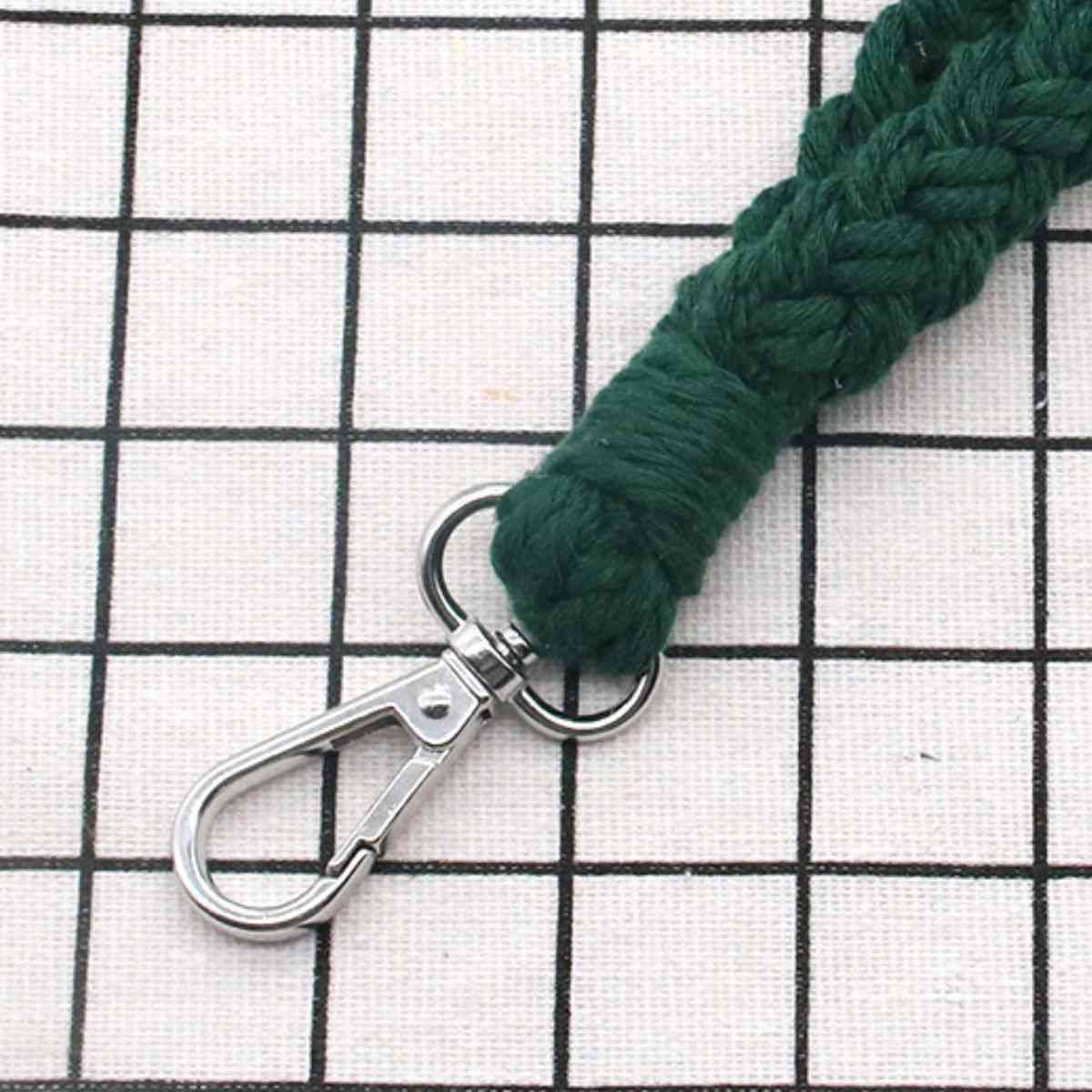 Assorted 4-Piece Macrame Keychain