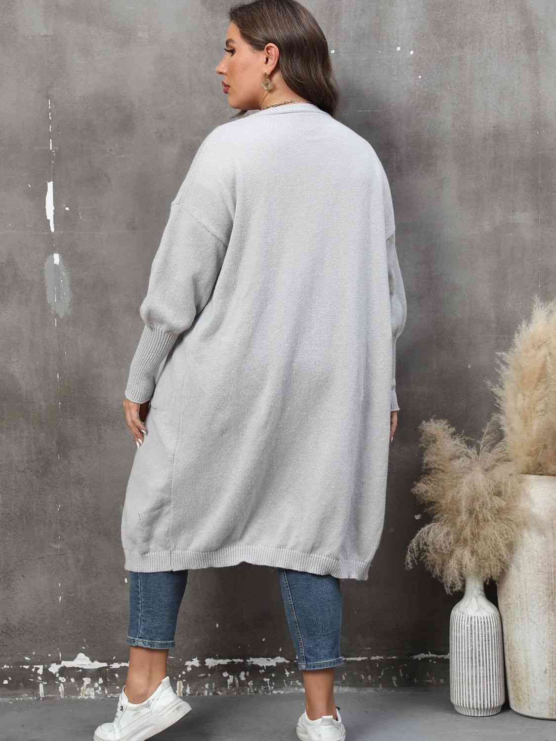 Long Sleeve Pocketed Cardigan