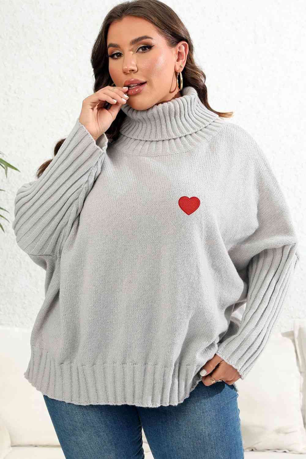 Turtle Neck Long Sleeve Sweater