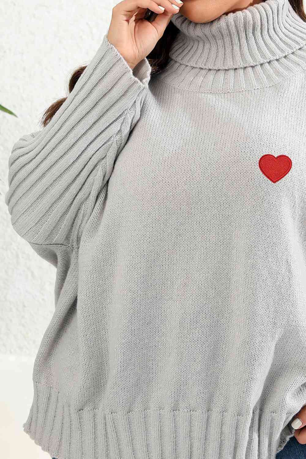 Turtle Neck Long Sleeve Sweater