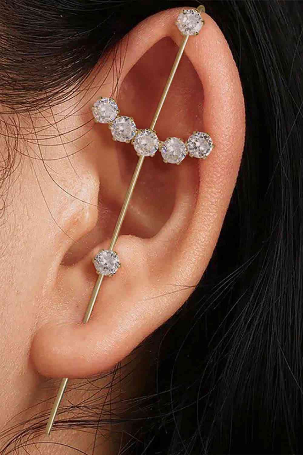 X Across Ear Crawler Earrings