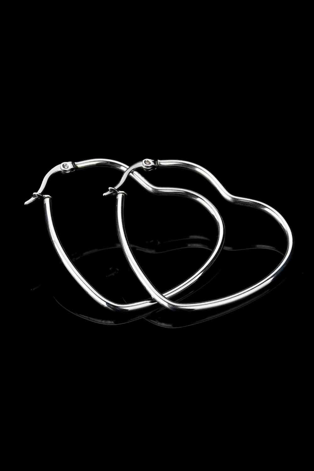 Heart Stainless Steel Earrings