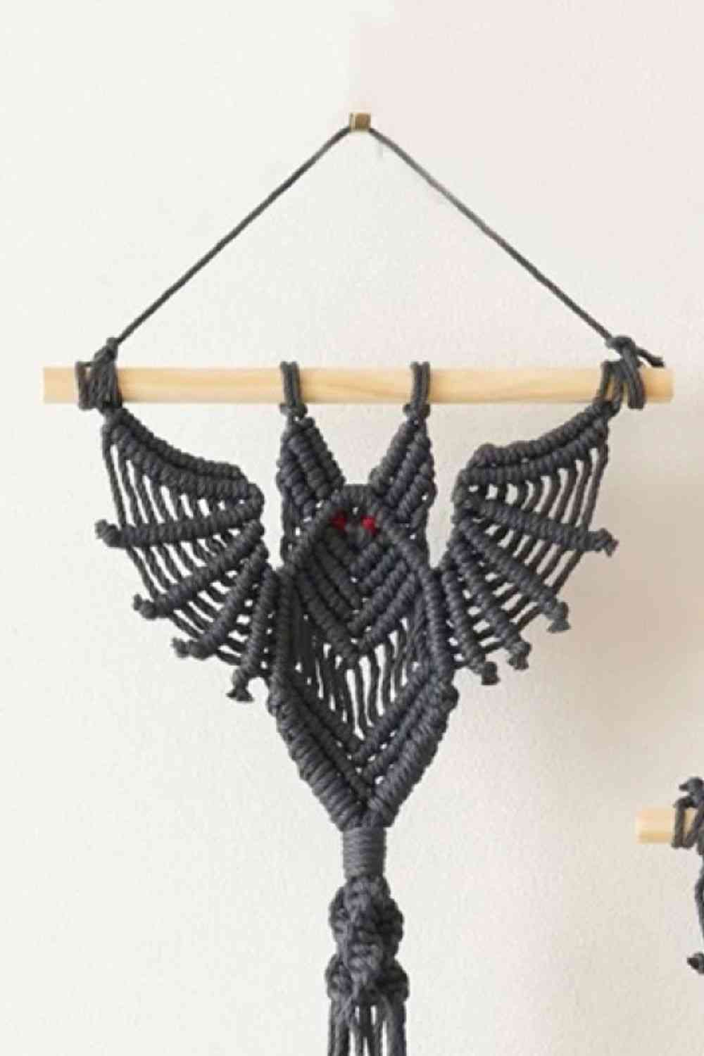 39.4" Bat Macrame Wall Plant Hanger