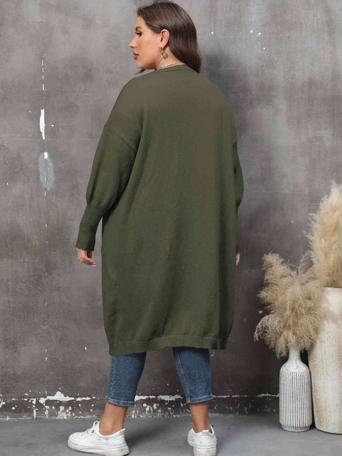 Long Sleeve Pocketed Cardigan