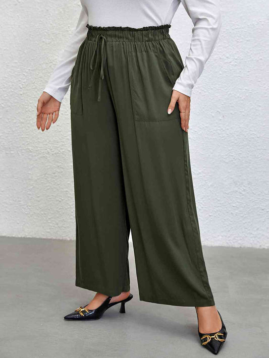 Tied Wide Leg Pants