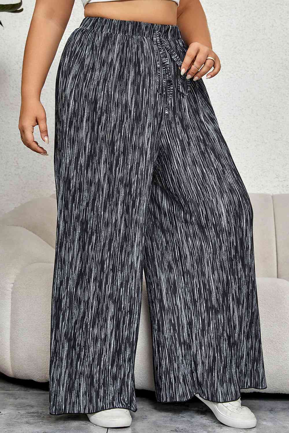 High Waist Wide Pants