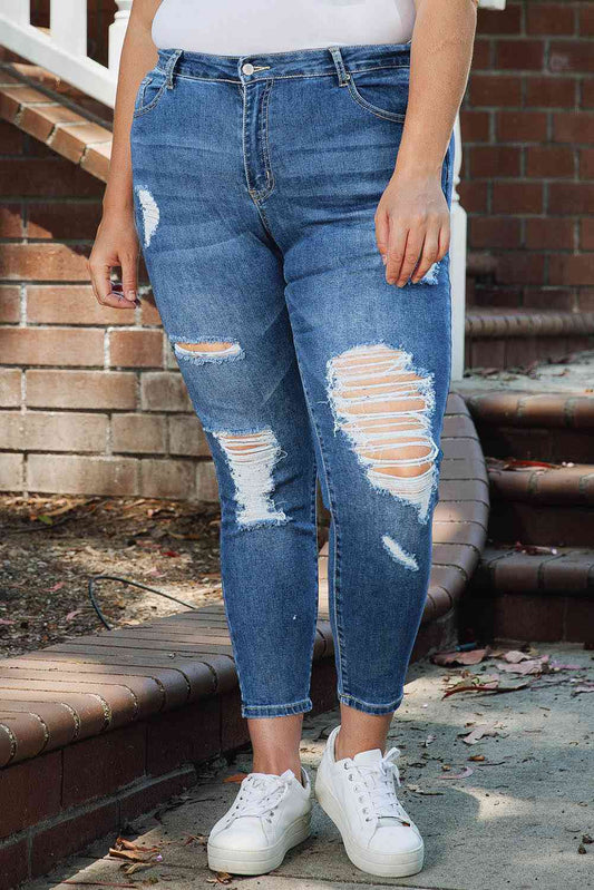 Distressed Skinny Jeans