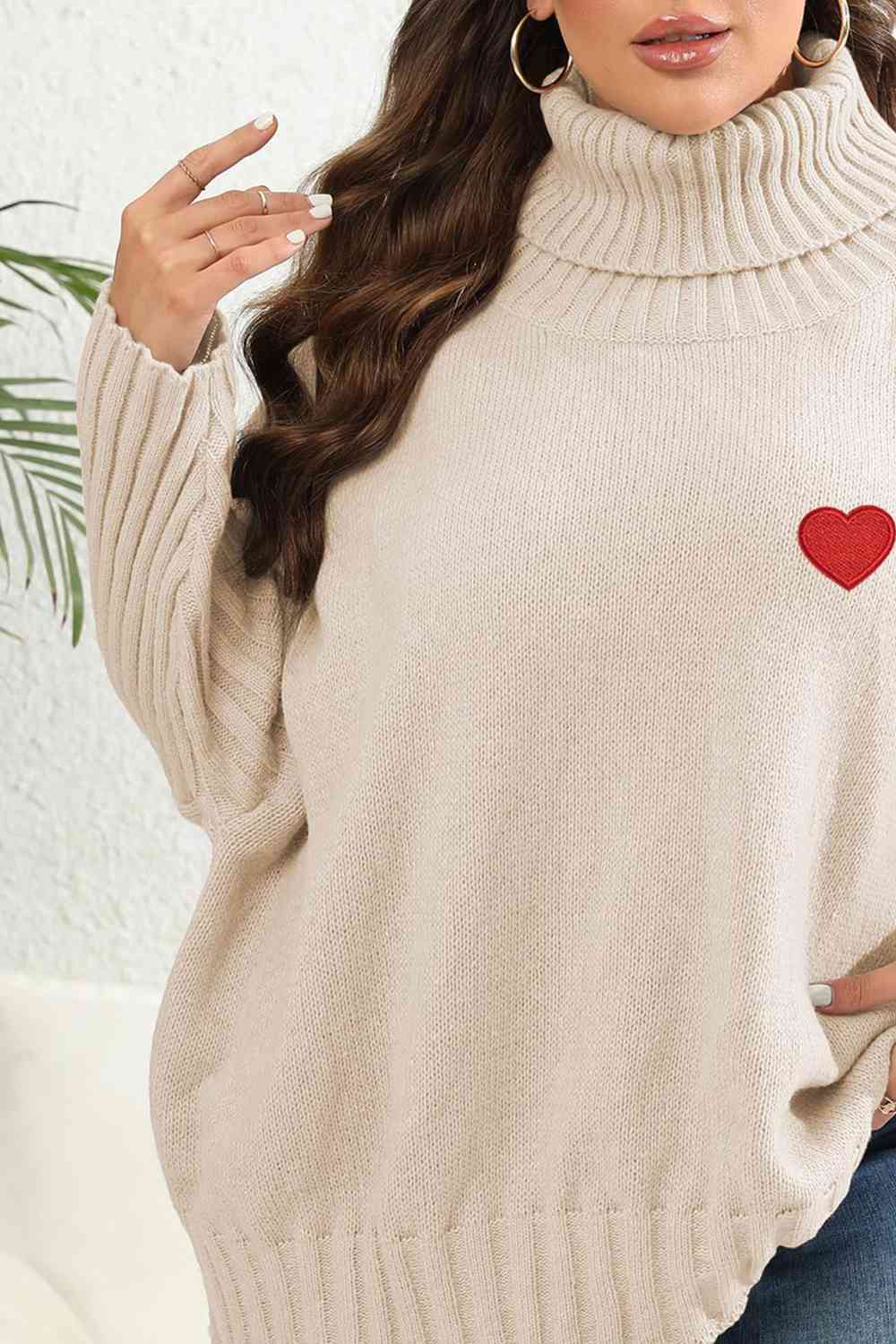 Turtle Neck Long Sleeve Sweater