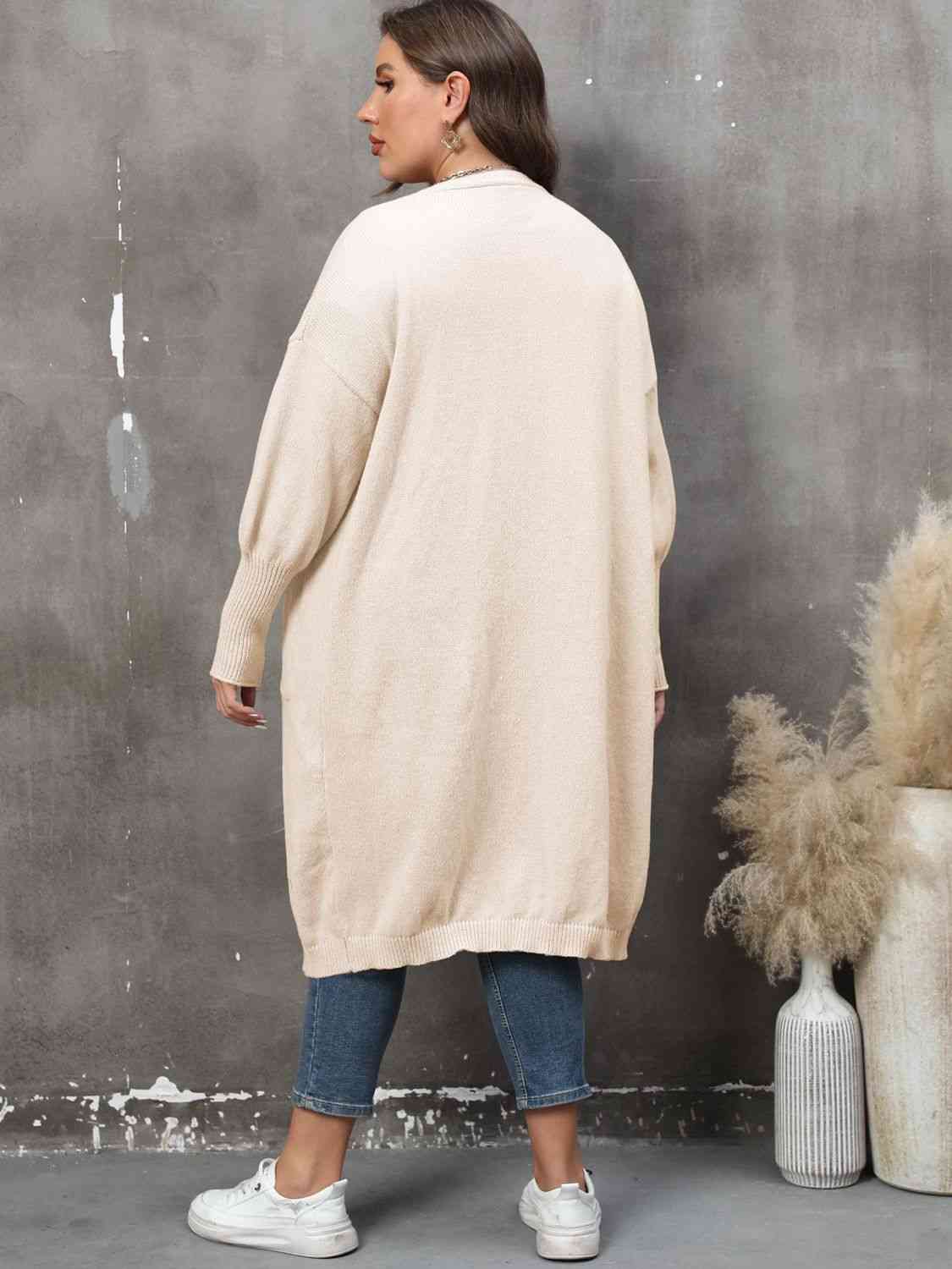 Long Sleeve Pocketed Cardigan