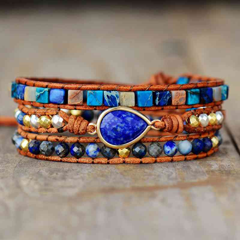 Natural Stone Layered Bracelet