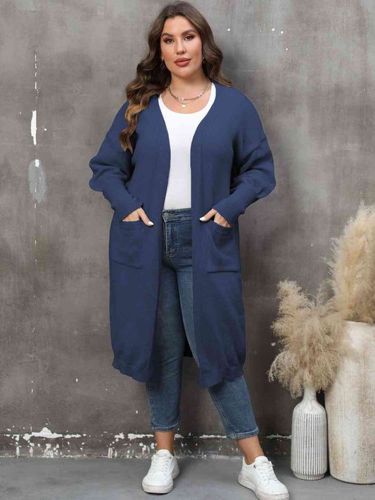 Long Sleeve Pocketed Cardigan