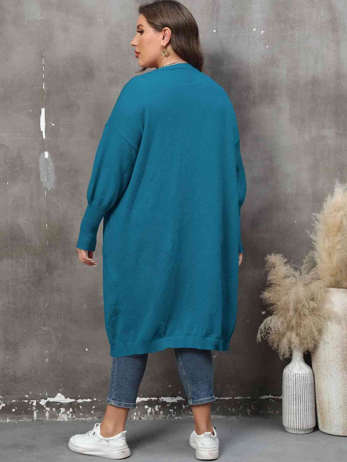 Long Sleeve Pocketed Cardigan